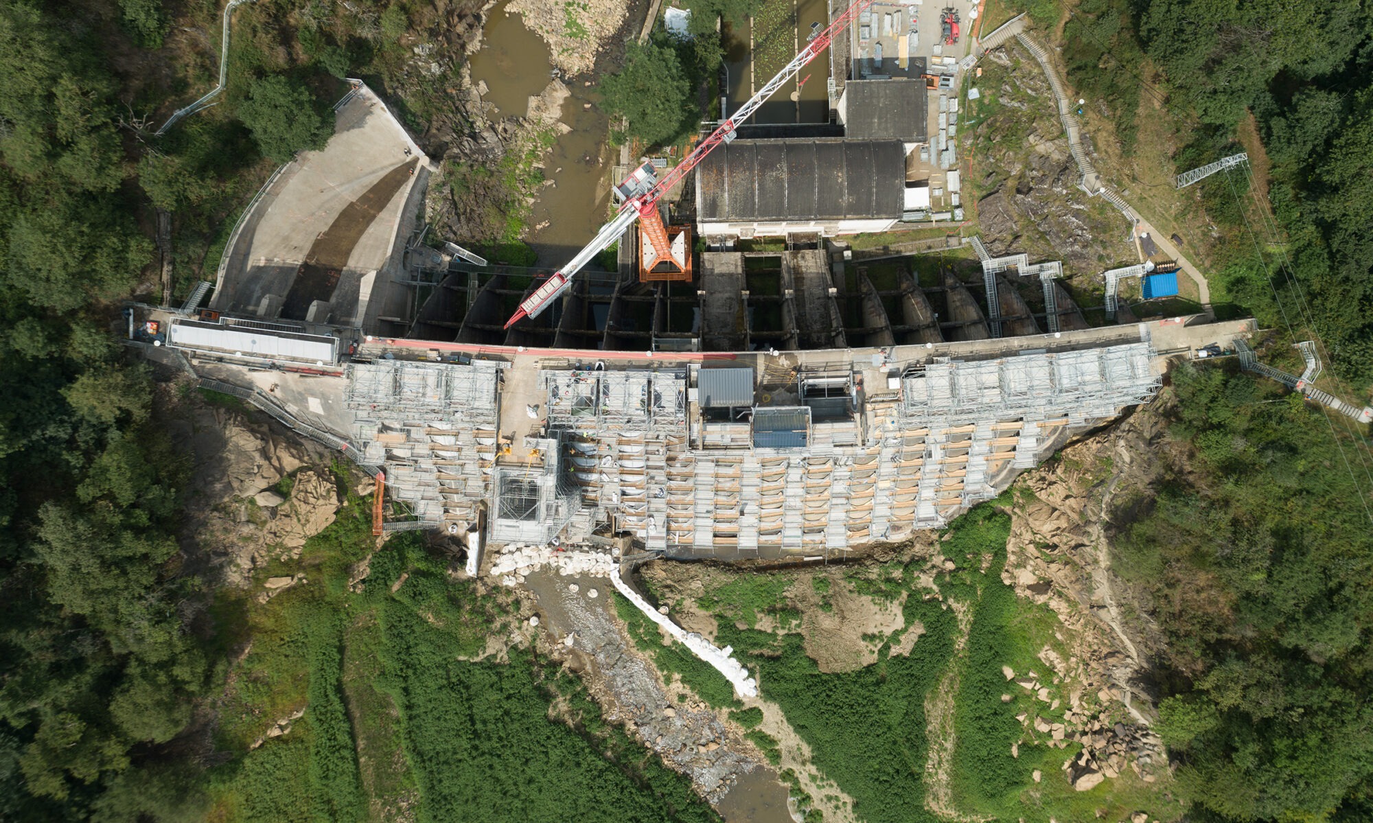 Barrage Rophémel Travaux